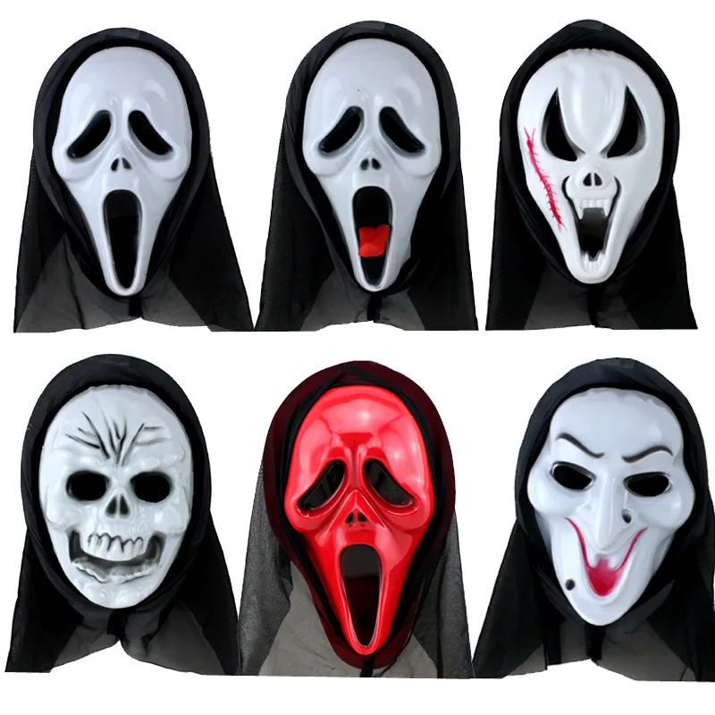 

Halloween Mask Grim Reaper Strikes Ghost Face Horror Mask Cosplay Props
