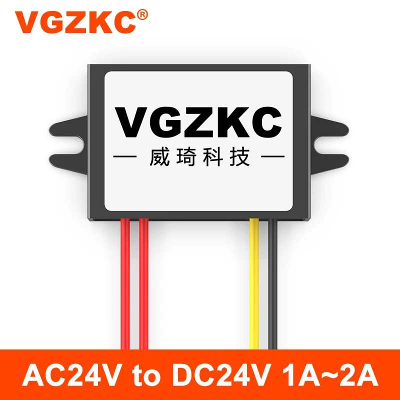 

VGZKC AC24V to DC24V1A 2A regulated power supply module AC20-28V to DC24V AC to DC converter