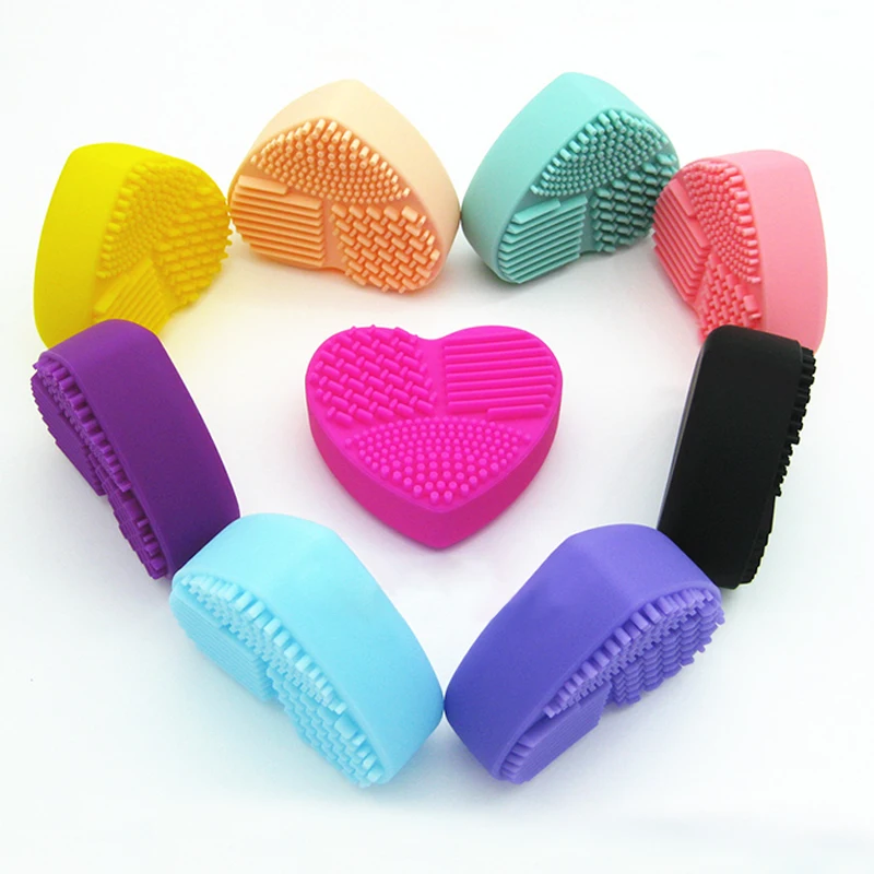 Силиконовая щетка для макияжа очиститель кистей перчатка косметическая