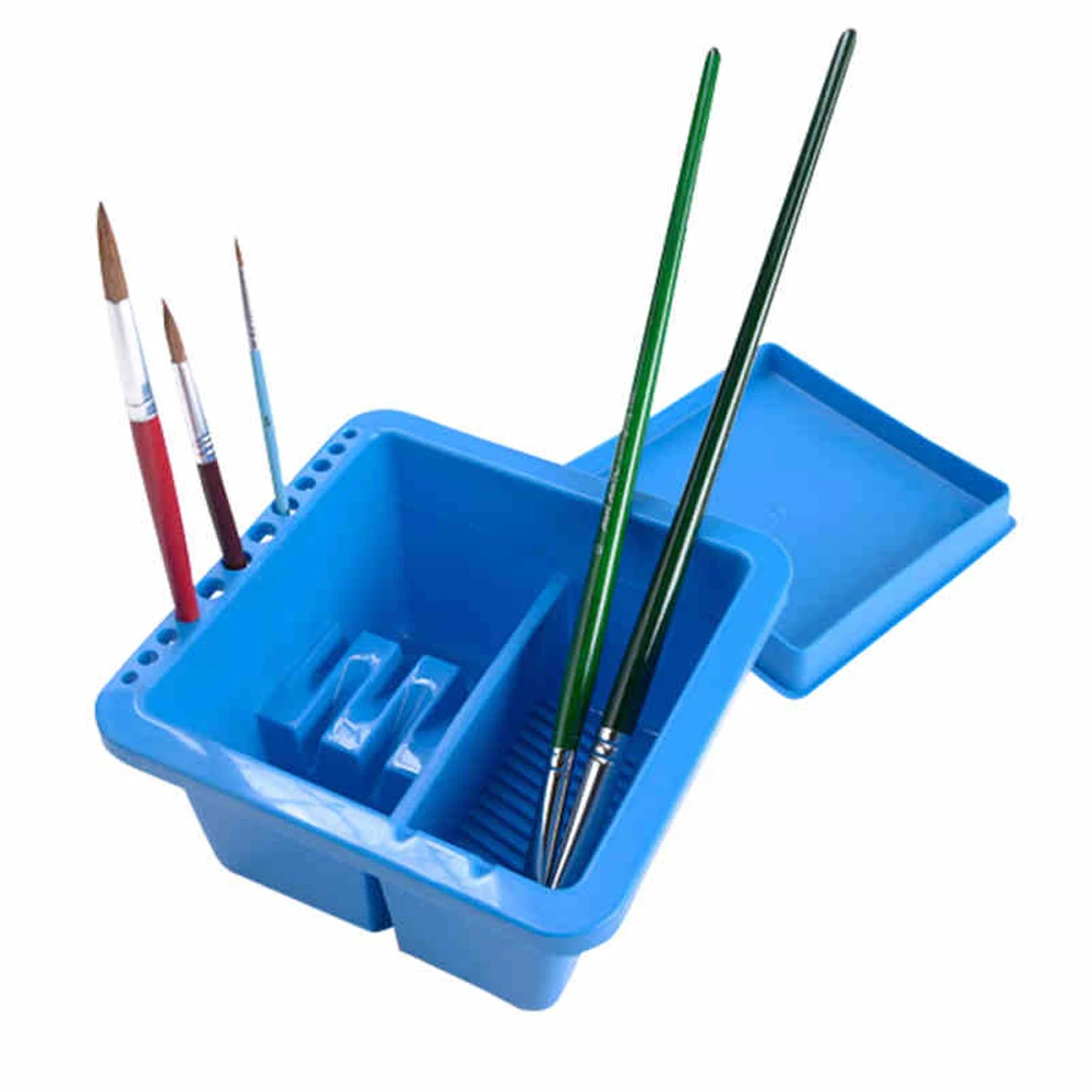 

Artist Multifunction Brush Washing Bucket Tub Office Home Container Cleaning For Drawing School Basin With Holder