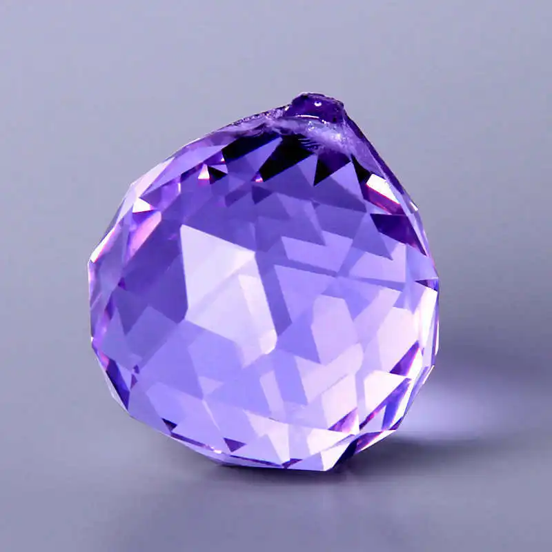 PandaHall 30 мм прозрачные многогранные шарики стеклянные хрустальные занавески для