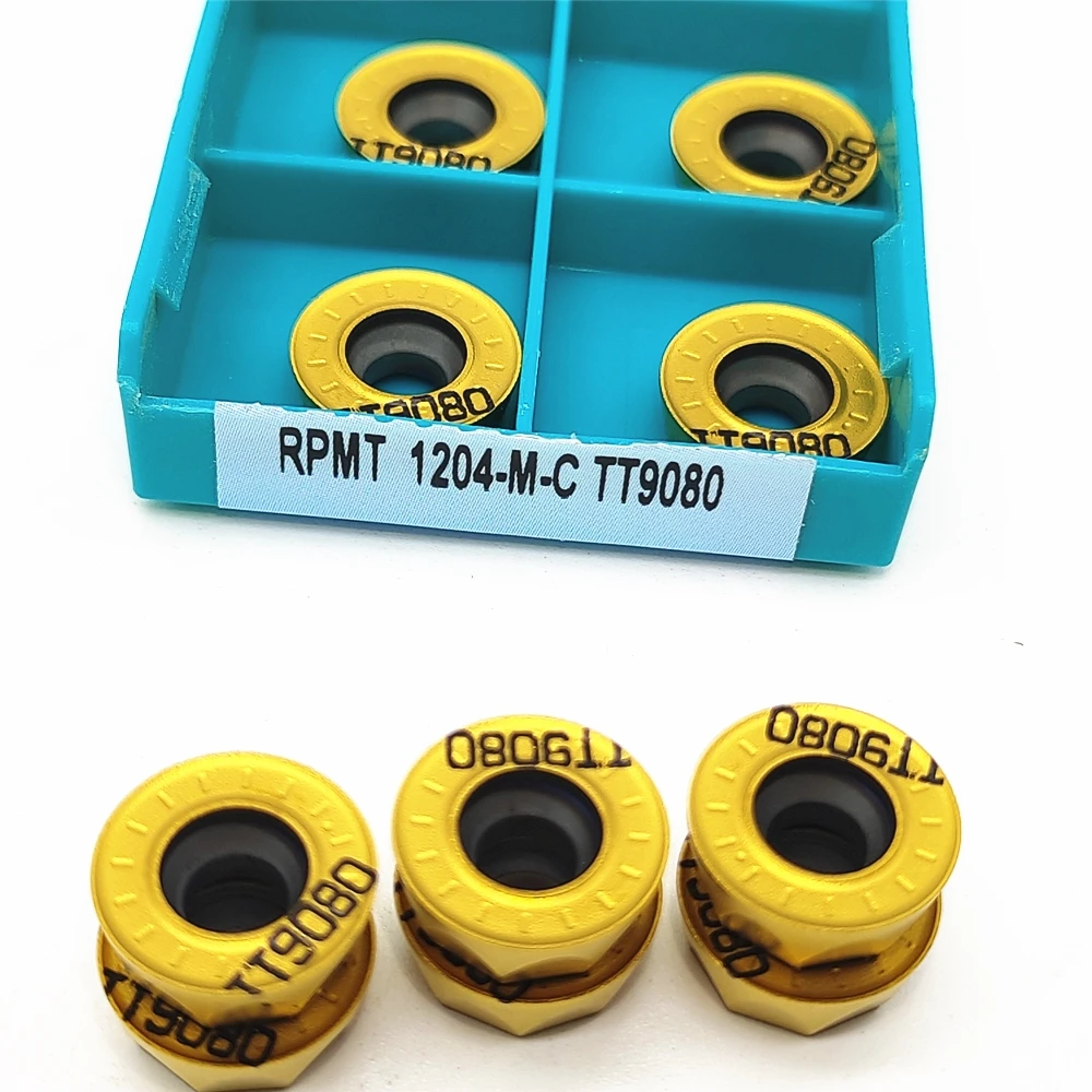 

RPMT1204 M C TT9080 Carbide Insert Turning Tool Indexable Milling Tool High Quality Lathe Tools Turning Insert