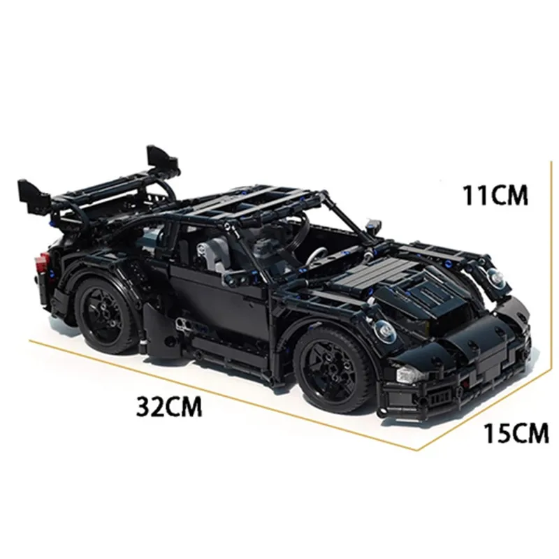 

High-Tech series super racing sport car MOC-12532 GT3 RS supercar model building blocks bricks education kids toys