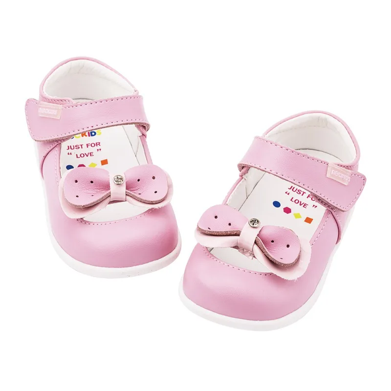 ABCKDIS/детская обувь принцессы Мэри Джейн для девочек на застежке липучке с большим