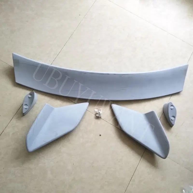

UBUYUWANT For Honda Civic Hatchback 2017 -2019 Type-R ABS Plastic Unpainted Color Rear Roof Spoiler Wing Trunk Lip Boot Cover