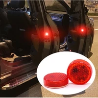2x led car door warning lights accessories sticker for suzuki swift grand vitara sx4 vitara spoiler alto liana splash reno aerio