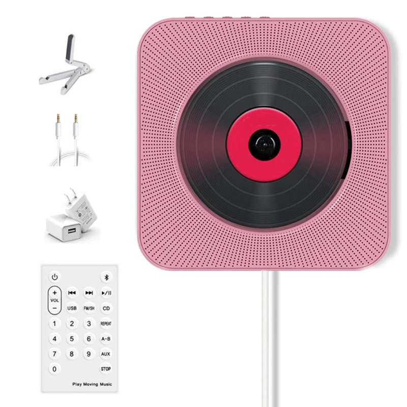 Портативный настенного крепления C D музыкальный плеер Bluetooth дома плеер|CD-плееры| |