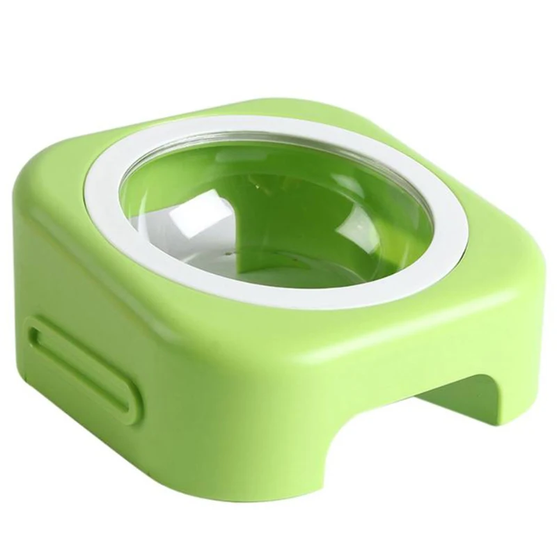 Дизайнерская пластиковая питательная миска для питья покАтая нескользящая