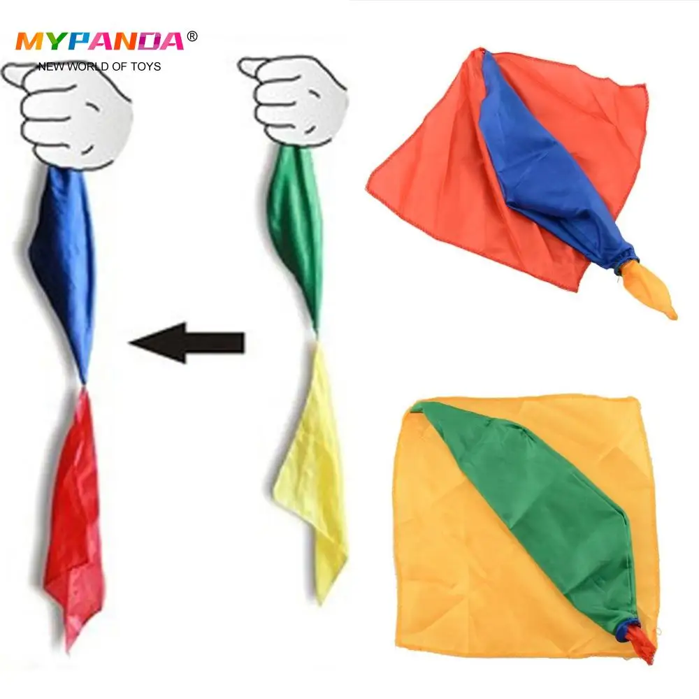 

Горячие новые изменения цвета шелковый шарф для магического трюка г-н. Шуточная Магическая реквизит инструменты игрушки подарок 22 см * 22 см