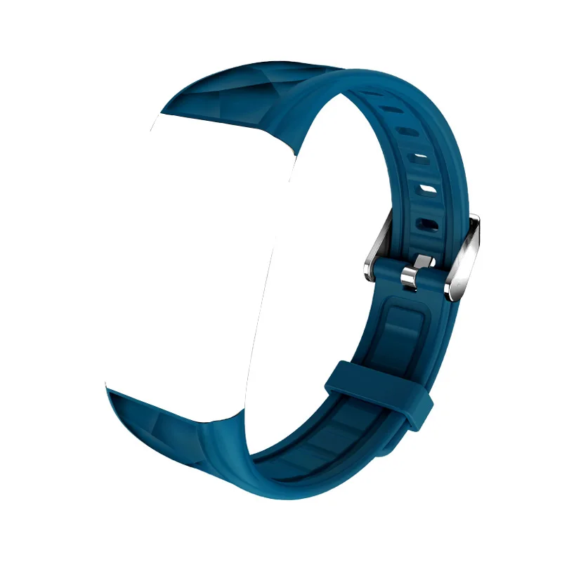 blue strap Смарт-часы Ravi T20, фитнес-браслет, измеритель артериального давления, пульсометр, IP68, водонепроницаемые Смарт-часы для Apple, Xiaomi, huawei - Цвет: blue strap