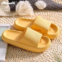 abhoth sandals simple non slip footwear light soft men shoes sandals increase rubber slippers home breathable couple slippers