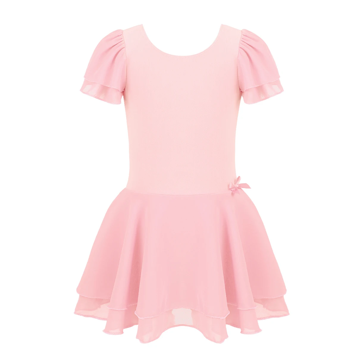 

Kids Girls Ballet Tutu Dress Short Sleeves Ballet Dancewear Gymnastics Leotard Dance Dress Girls Princess Ballerina Dress