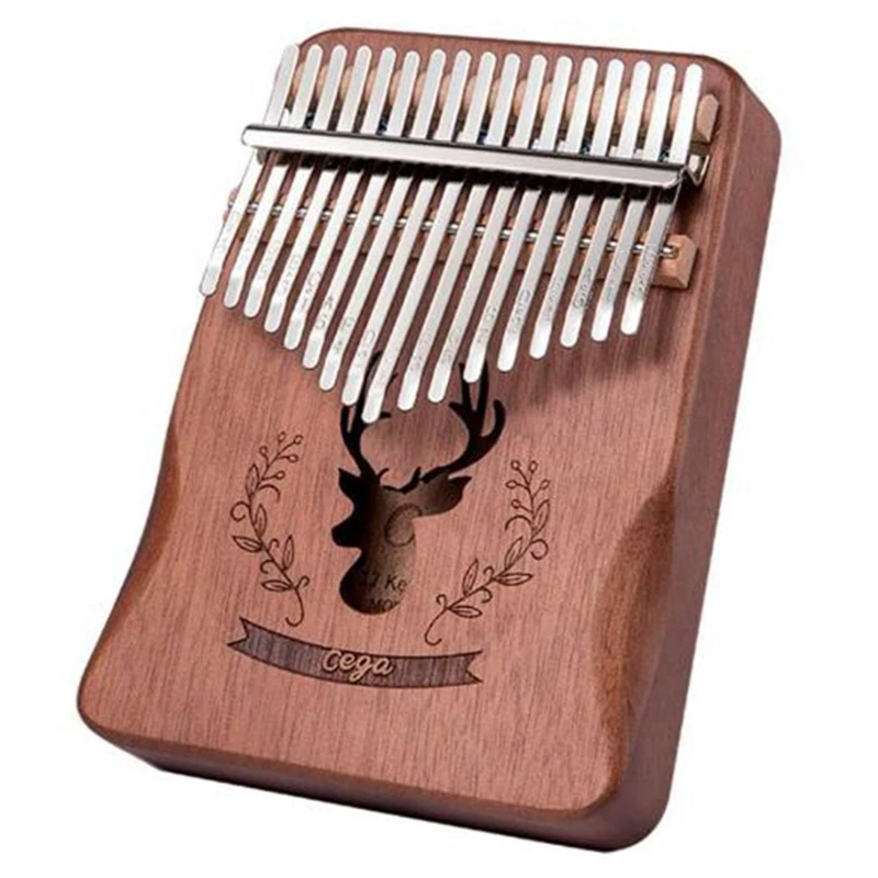 

New Cega Kalimba 17-Key Reindeer Thumb Finger Piano Wooden Finger Piano Musical Gift For Music Lover, Students, Beginners, Etc