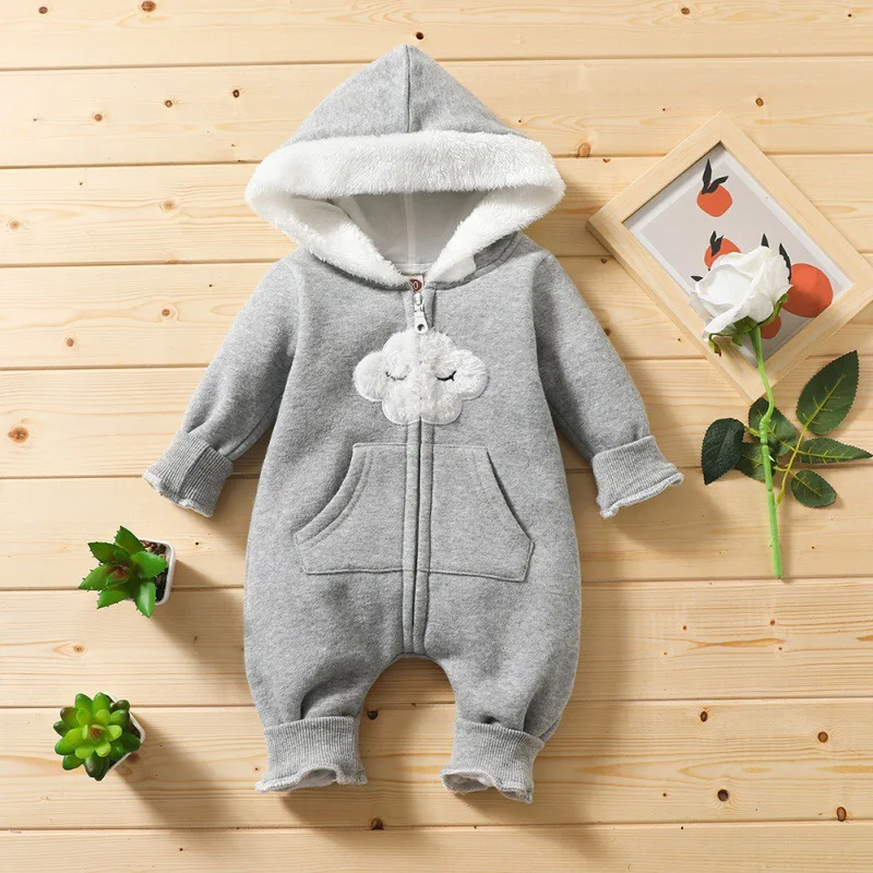 Осенние детские хлопковые боди для малышей Комбинезоны мальчиков и девочек с