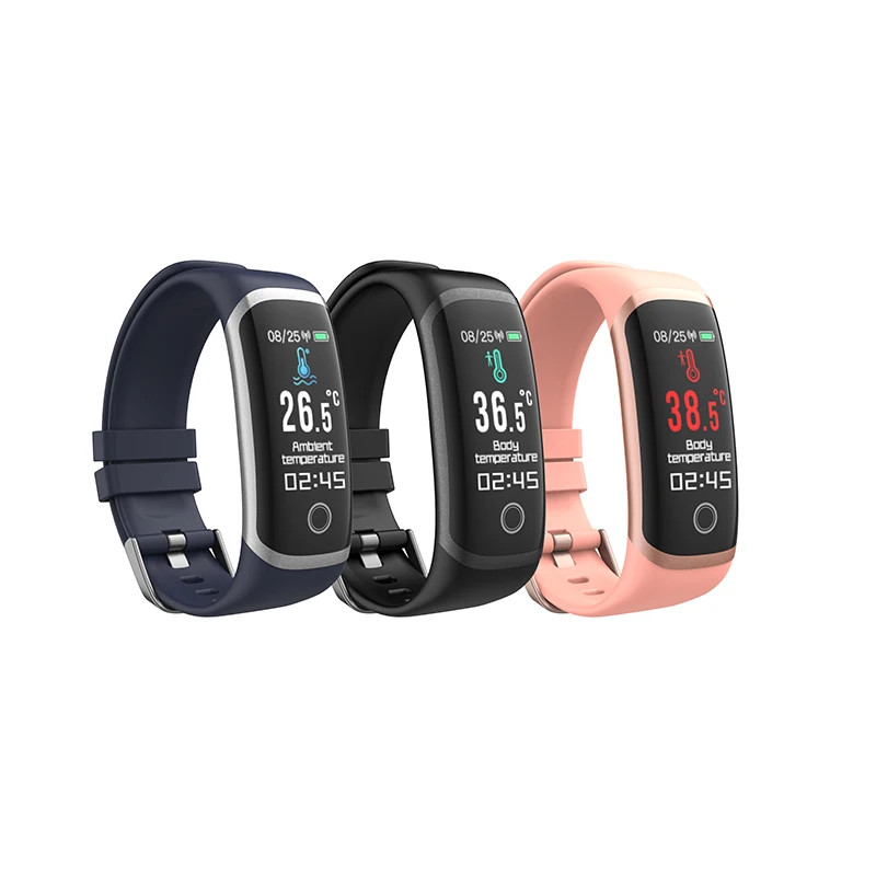 Умные часы T4 браслет для измерения температуры мониторинг здоровья иммунитета USB