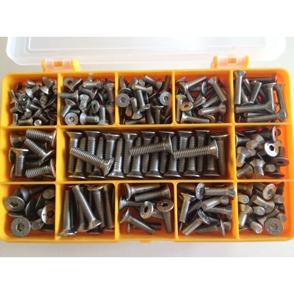 

Hex Socket Countersunk Machine Screw (Bolt) - Stainless Steel (A2) (Pack of 260)