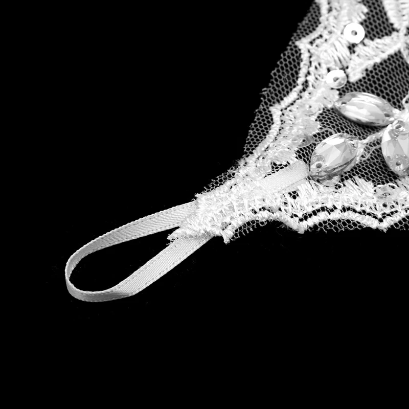

Lady Bride Wedding Dress Lace Hollow Out Bridal Gloves Bead Fingerless Glove Hot