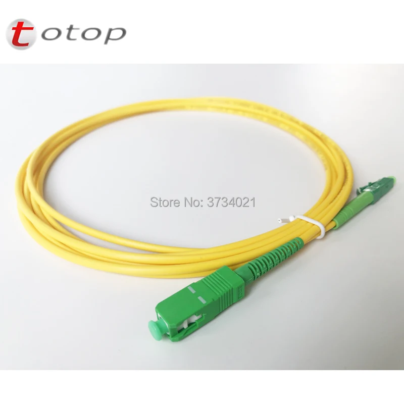 10 шт./лот SC/APC FC/UPC LC/APC SC/UPC Волоконно-оптический кабель SM simplex 3 мм G657B3 ПВХ патч-корд