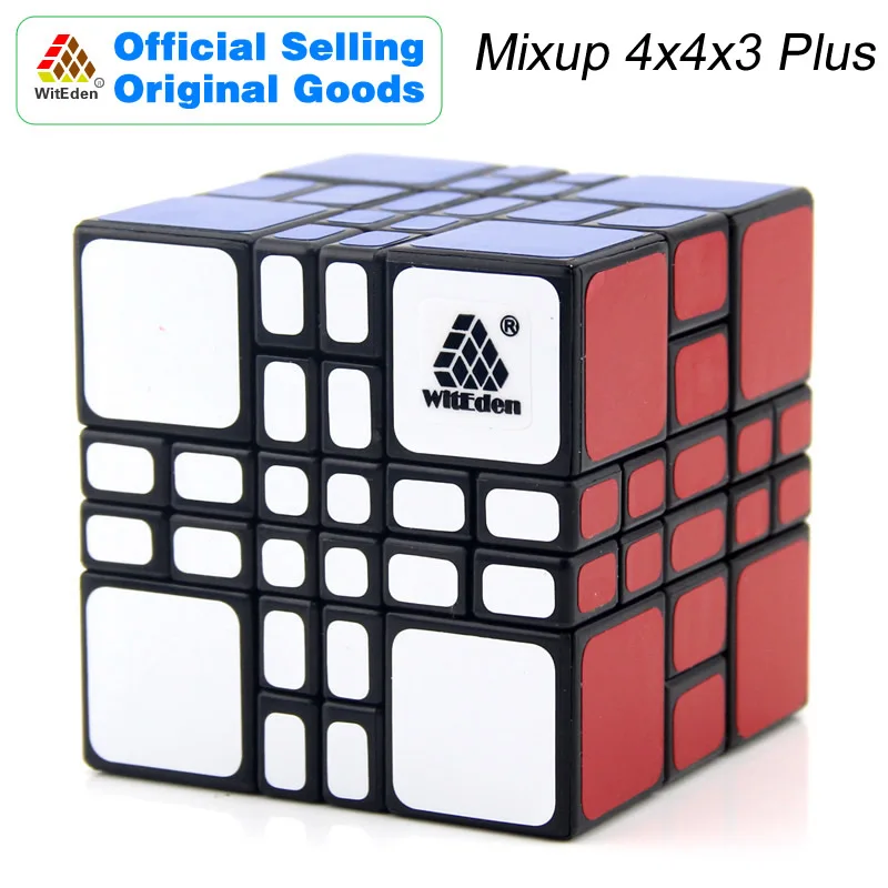 WitEden Mixup 4x4x3 Plus волшебный куб 443 Cubo Magico Профессиональный Нео скоростной
