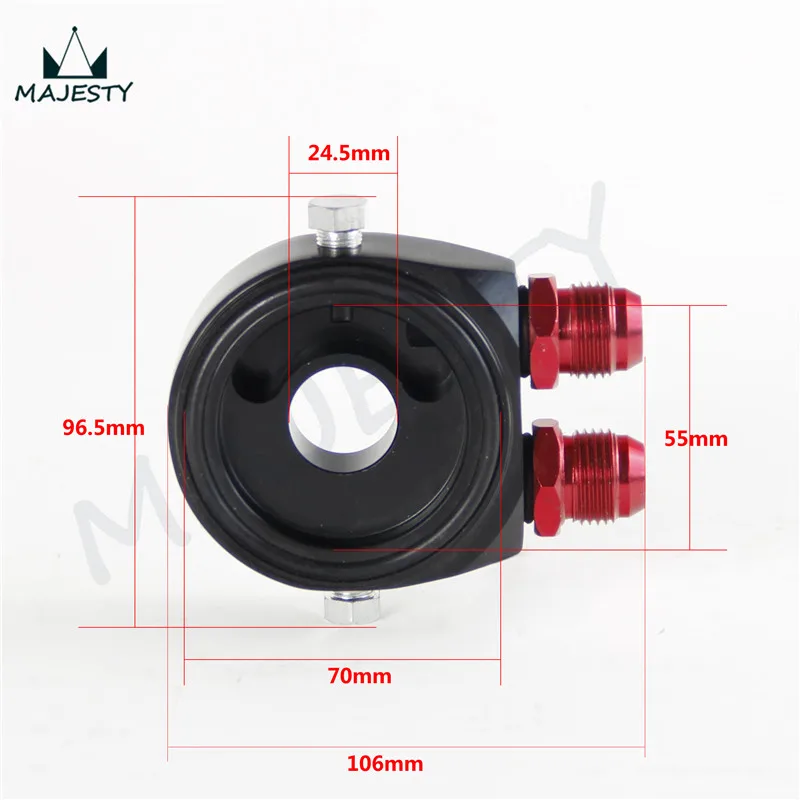 Масляный фильтр Сэндвич адаптер Универсальный охладитель пластина для CIVIC DSM EVO S14