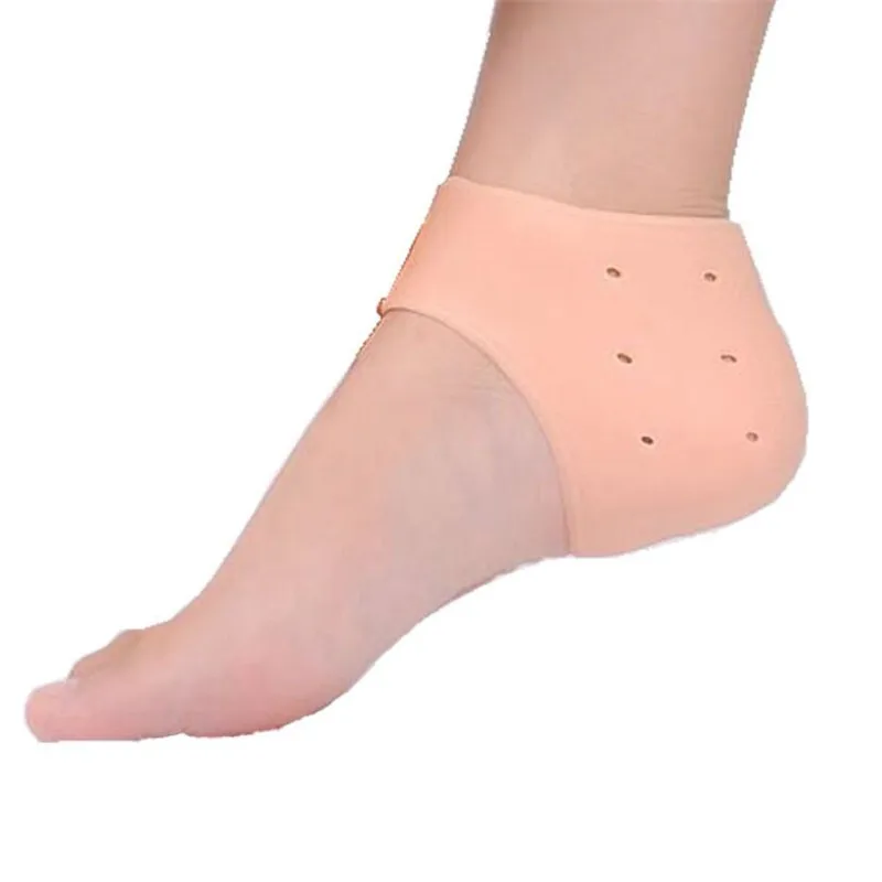 2 шт. силиконовые носки для ухода за ногами Увлажняющие гелевые пятки тонкие с