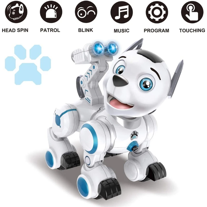 

RC Robot Dinosaur Intelligent Interactive Smart Toy Electronic Remote Control Tyrannosaurus Collectible Model Gift