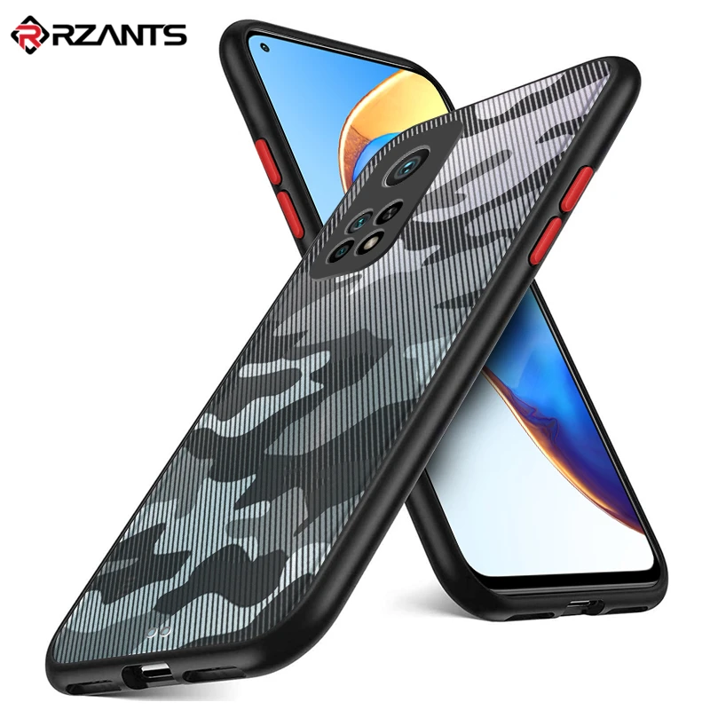 

Чехол Rzants для Xiaomi MI 10T Xiaomi Mi 10T Pro, мягкий матовый корпус [камуфляж], противоударный Тонкий чехол 0,3 мм