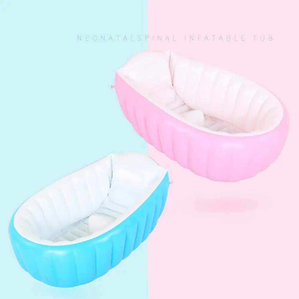 Портативная надувная ванна для ванной детская ванночка подушка теплая