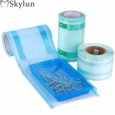 

Dental 7.5cm*200m Volume disinfection sterilization bags roll bags of sterile medical sterilization dental materials SL422