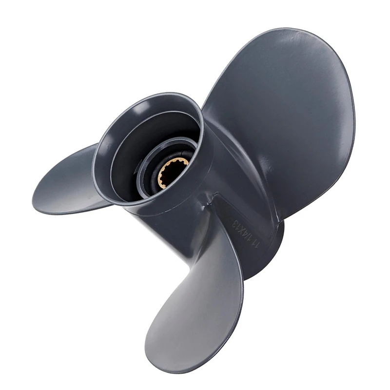 

for Honda 35-60HP 11 3/8X12 P Boat Outboard Propeller Gray 3 Blades 13 Spline Tooth Marine Parts