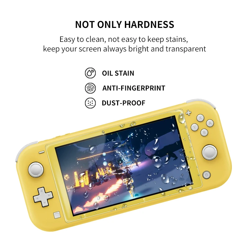 Данных лягушка закаленное Стекло Экран протектор для Nintendo Switch Lite консоли Full HD Экран Защитная пленка для Nintendo Switch Lite