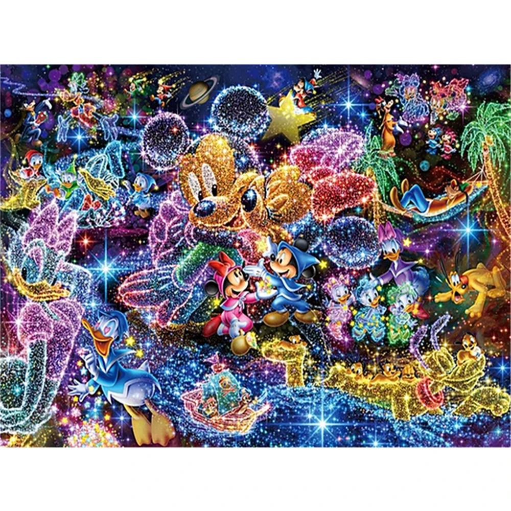 

Алмазная живопись «ослепительные мыши» Disney, Набор для вышивки крестиком из страз 5D «сделай сам», подарок для украшения дома