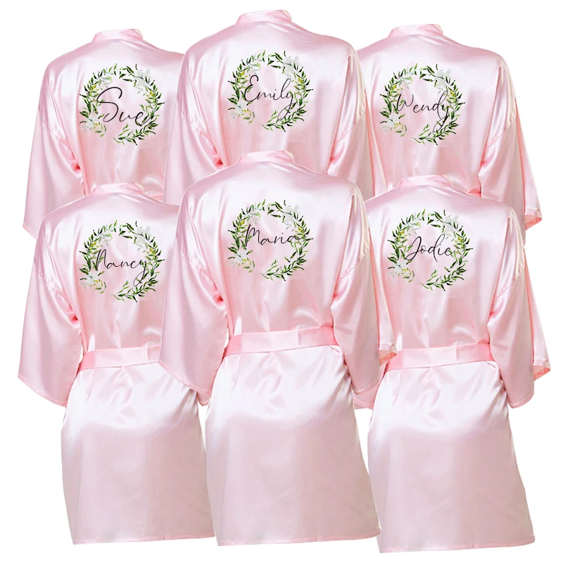 Индивидуальный халат для невесты и подружки предложение помолвка подарки