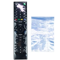 20pcs brand new home air conditioner tv remote control protective cover transparent plastic shrink film 8x25cm dust bag