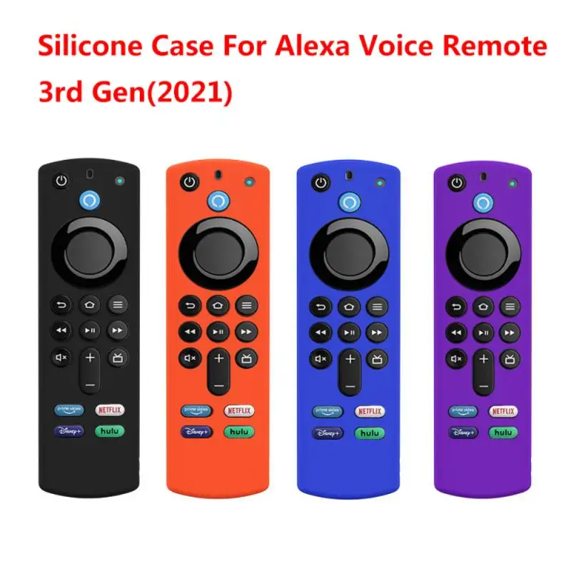Чехлы для Amazon Alexa Voice Remote 3rd чехол противоударный Противоскользящий силиконовый
