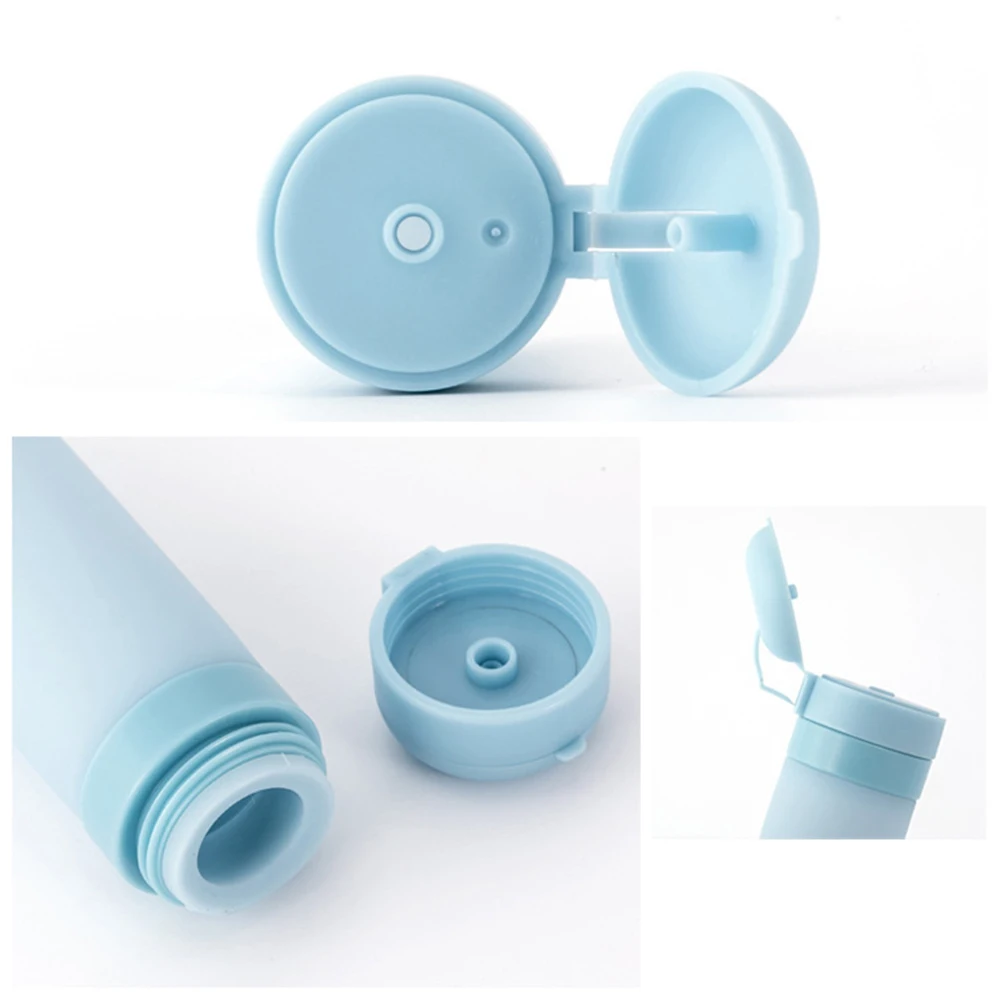 50 мл мягкий силиконовый портативный многоразовый контейнер для хранения шампуня