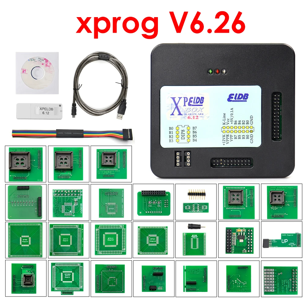 Новое поступление XPROG V6.26 V6.12 V6.17 добавьте авторизацию V5.84 Φ M металлическая