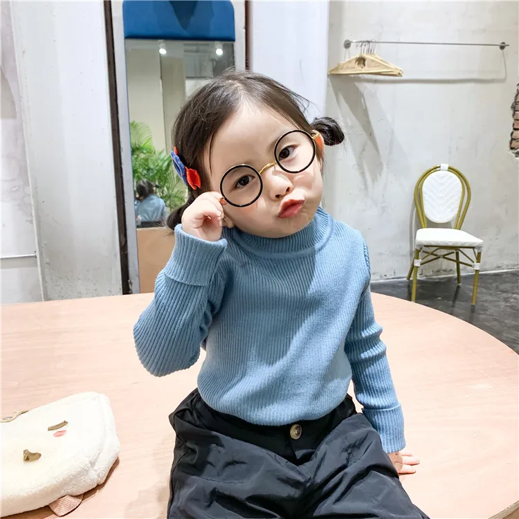 2019 г. Осенне-зимняя одежда для мальчиков и девочек 5 цветов Свитера детей