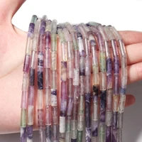 %e2%80%8bnatural stone beads 29pcslot 0 8mm hole colored fluorite pattern round tube beads for jewelry making necklace bracelet diy