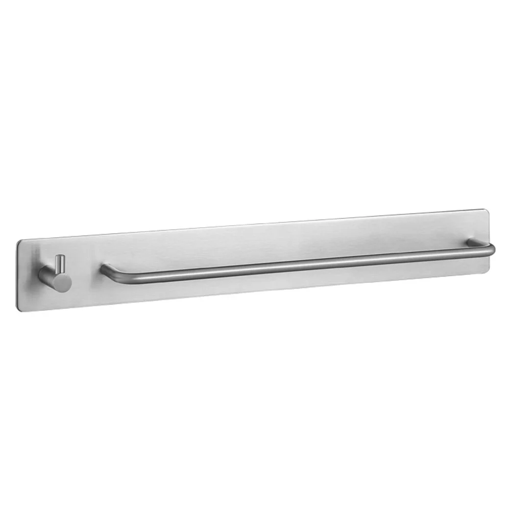 Самоклеящаяся Полка для полотенец из нержавеющей стали ванной комнаты