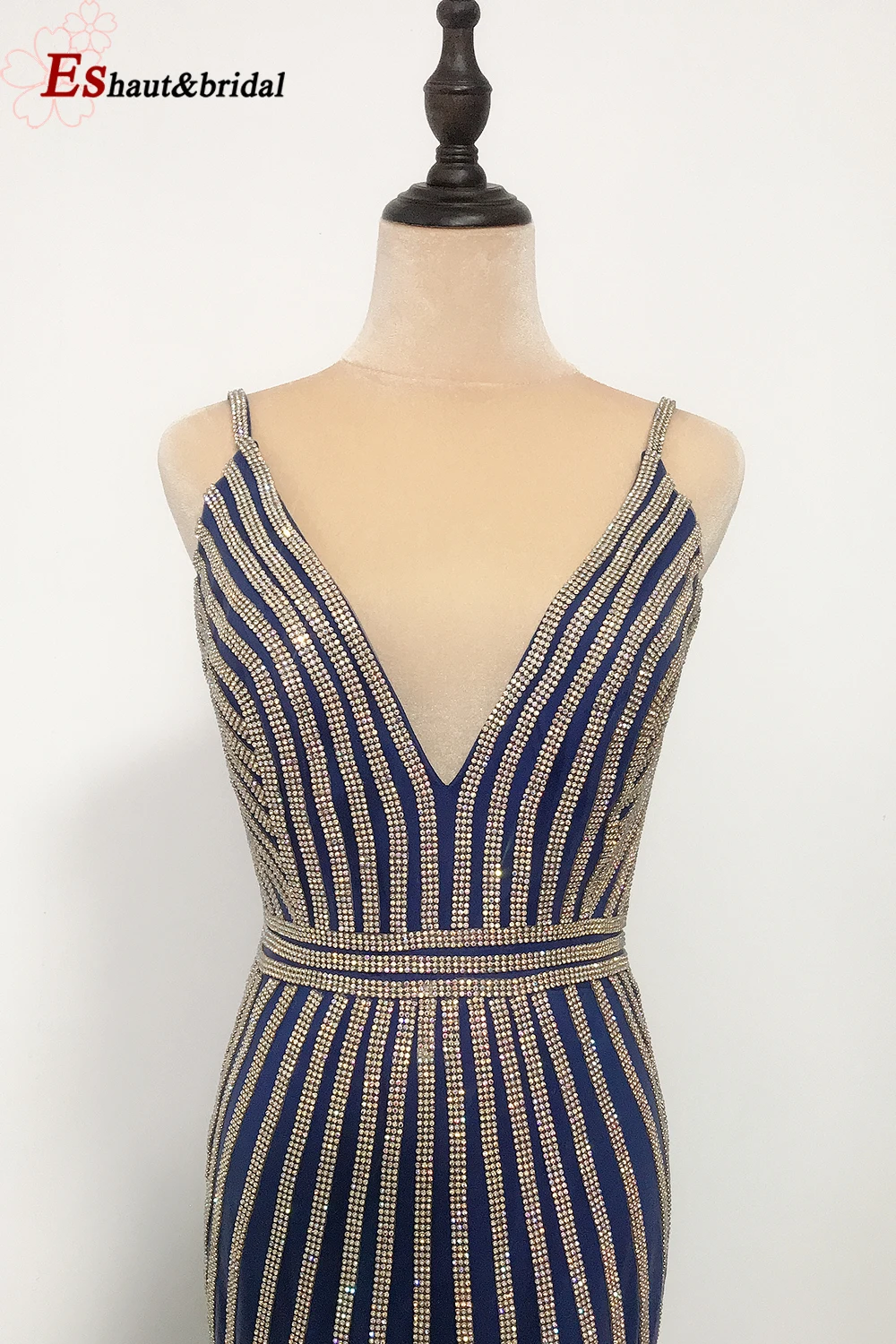 2020 Спагетти ремень со стразами русалка блеск выпускное платье цвета Бургунди