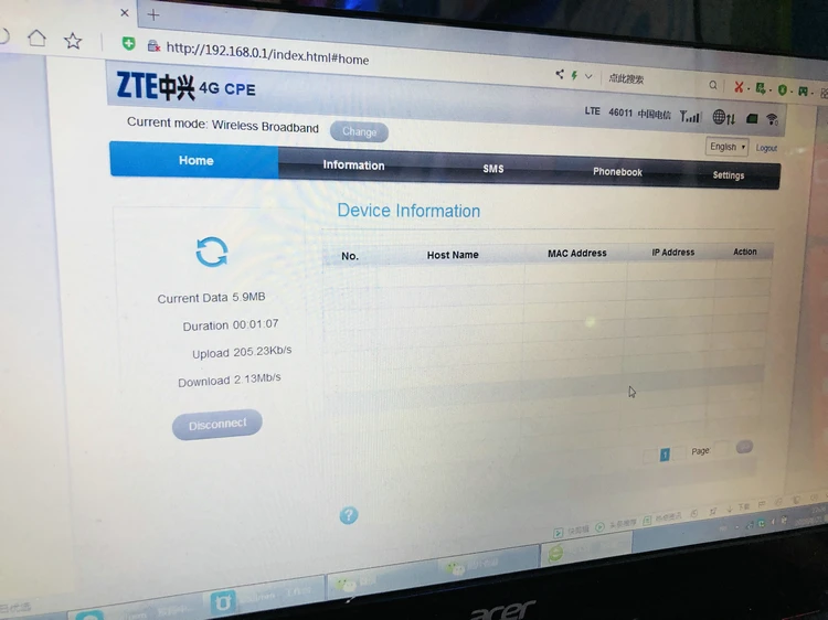Zte MF253 150 Мбит/с 4G LTE Wifi маршрутизатор 4G LTE CPE беспроводной маршрутизатор с портом Lan