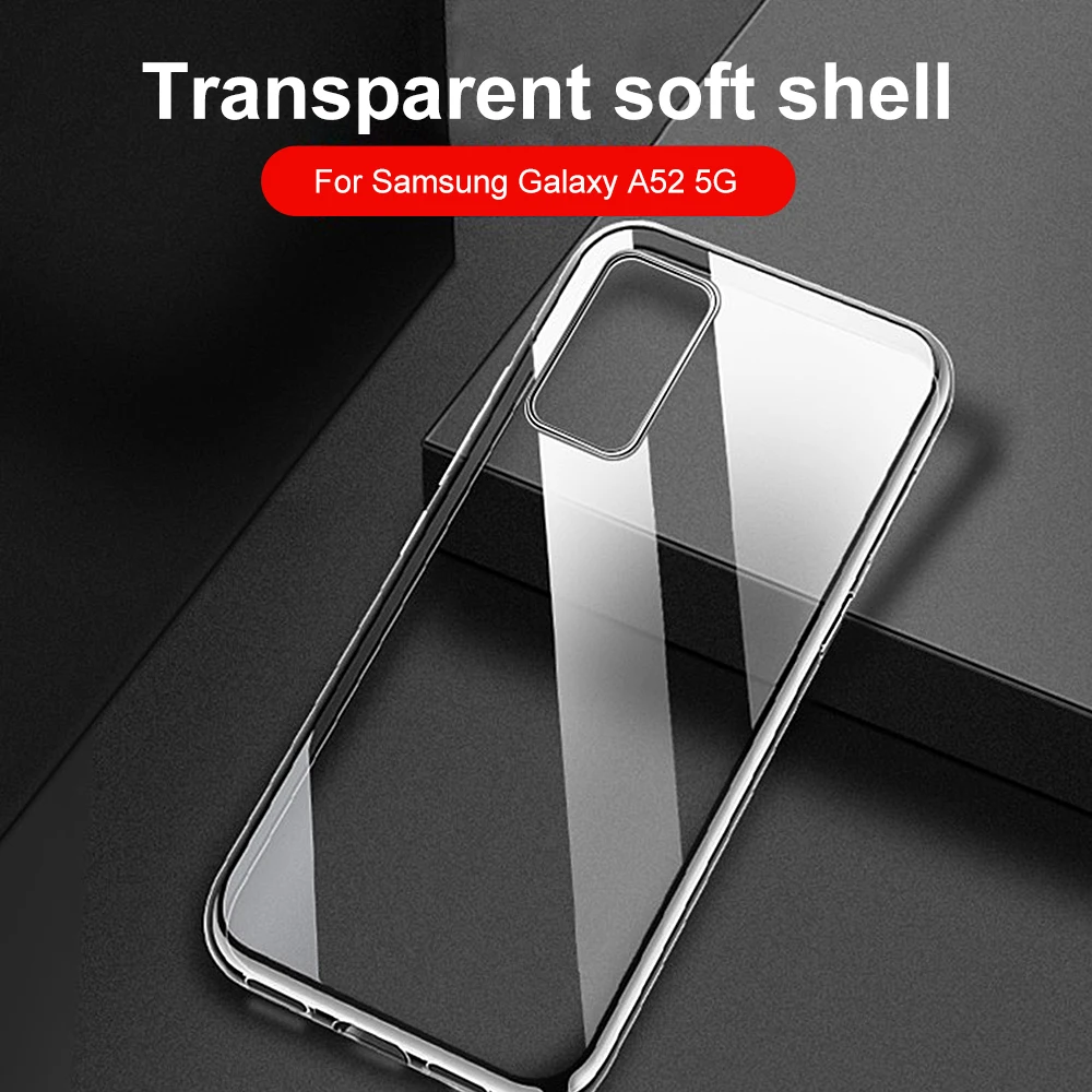 Прозрачный силиконовый чехол для Samsung Galaxy A52S 5G A53 прозрачный мягкий из ТПУ A 52 S a52 s