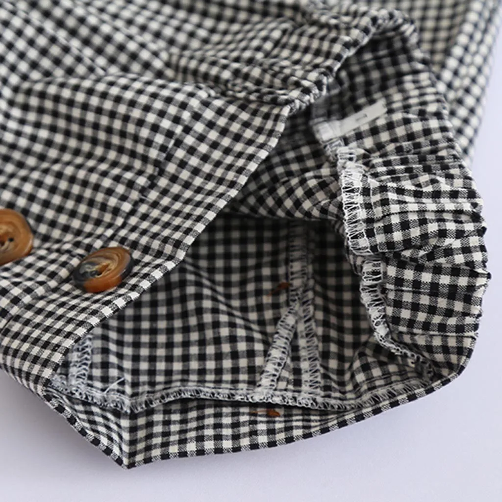 

Summer New Style Toddler Kids Baby Girls Outfits Clothes Bowknot Vest Tops+plaid Shorts Pants Set Vogue Baby Clothes