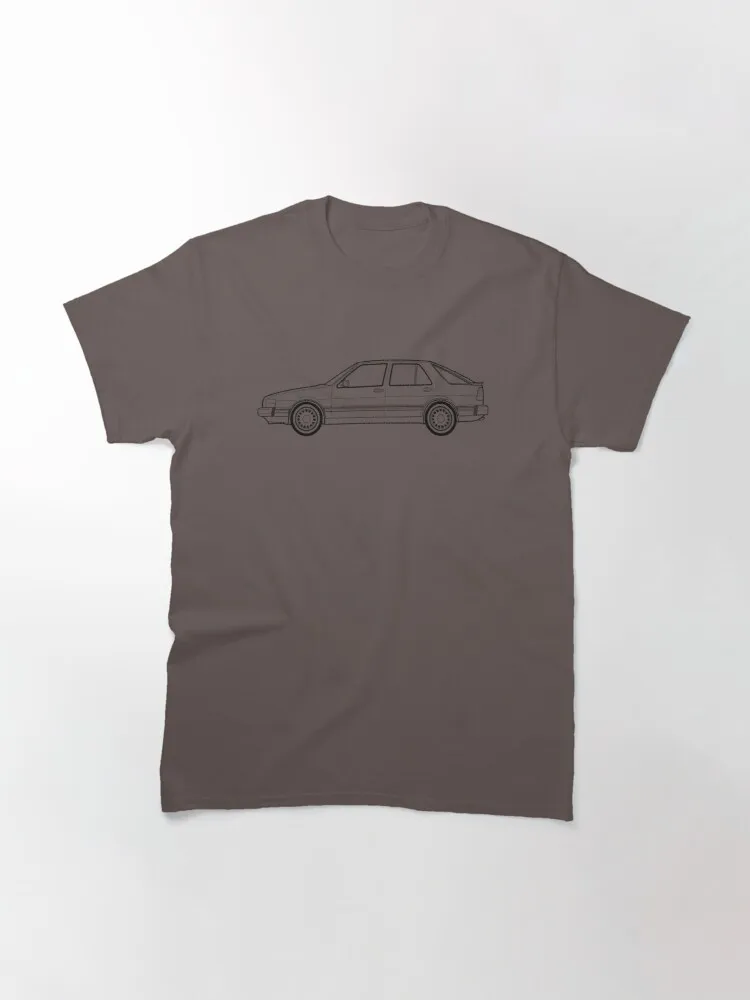 

Женская Классическая футболка Saab 9000