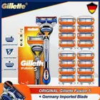 Оригинальные бритвенные лезвия Fusion5 Gillette, Мужская безопасная бритва, бритва для удаления волос на лице со сменным лезвием для мужчин, ustura jilet