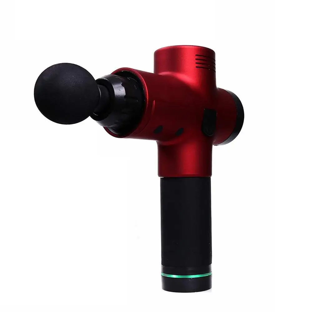 Chinese red Myofascial ФИЗИОТЕРАПЕВТИЧЕСКИЙ инструмент немой сенсорный экран фасции пистолет массажный пистолет Электрический Warp фильм эффект расслабляющий пистолет глубокий массажер - Цвет: Chinese red