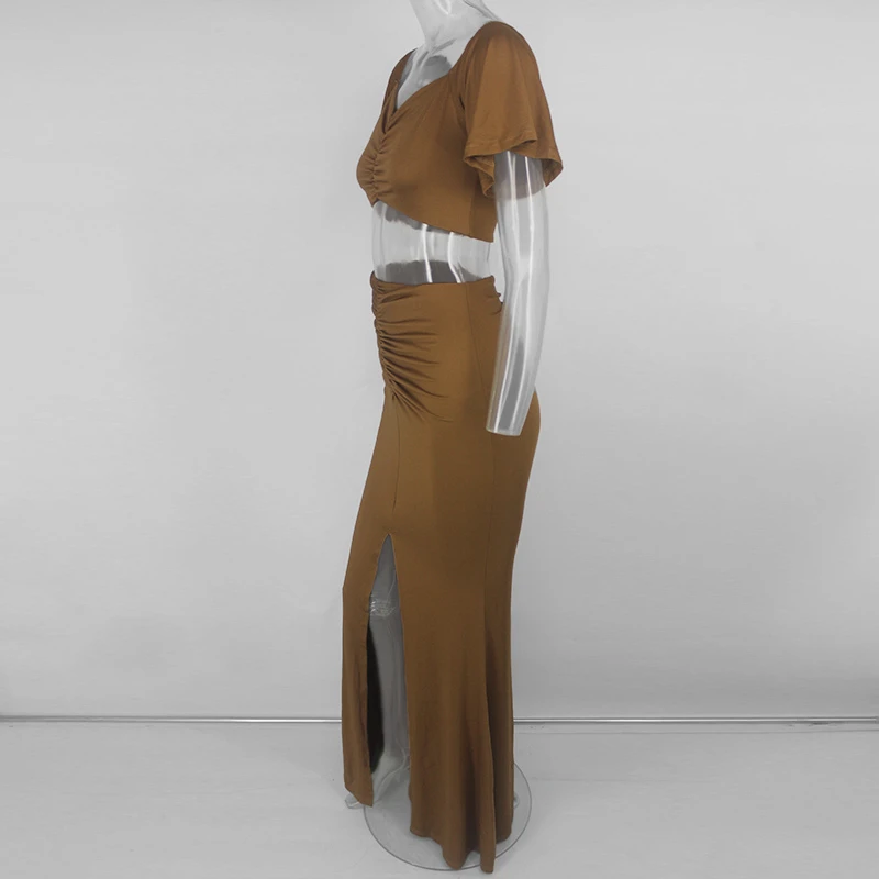 Fuedage/осеннее сексуальное длинное вечернее платье элегантное облегающее