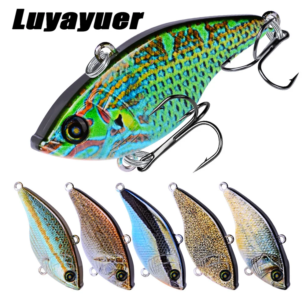 

54mm 14g Crankbait Fishing Lure 10 Colors Topwater Wobblers Fishing Lure Set Swimming Whopper Plopper