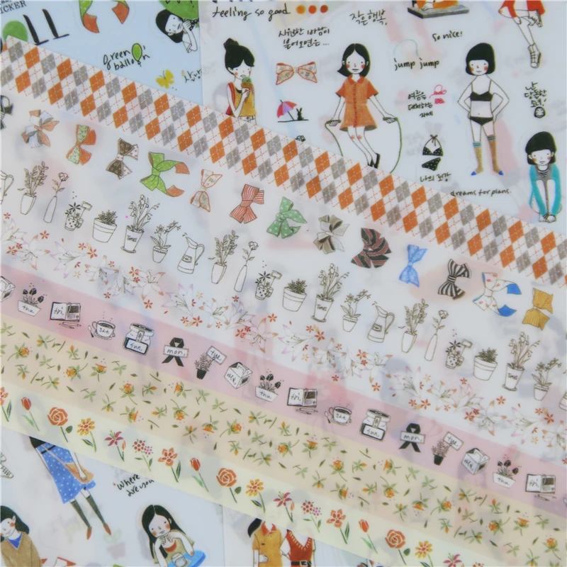 Оптовая продажа партиями по 6 упак./лот новые бумажные куклы в Корейском стиле